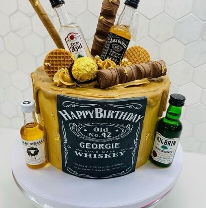 Jack Daniels Birthday Cake